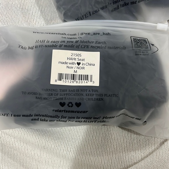 Bottom only We are hah brand swim suits size M bottom brand new black - Picture 6 of 11